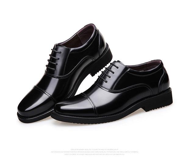 Genuine Leather Three-joint Men's Business Casual Formal Wear Leather Shoes