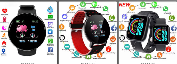 Multifunctional Smart Watch Men Women Bluetooth Connected Phone Music Fitness Sports Bracelet Sleep