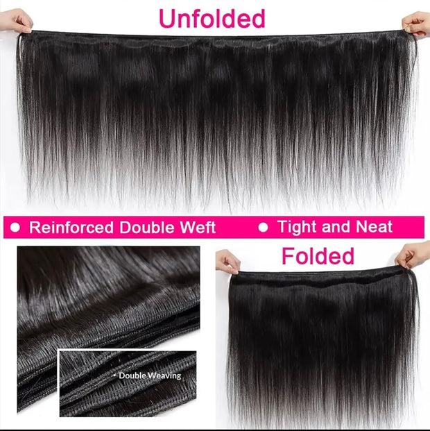 Brazilian Straight Human Hair Bundles