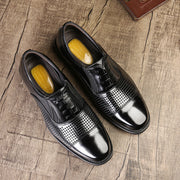 Genuine Leather Three-joint Men's Business Casual Formal Wear Leather Shoes