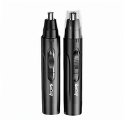 Black Electric Nose Hair Trimmer For Men And Women Available With Low Noise High Torque High Speed Motor Washable Nasal Hair