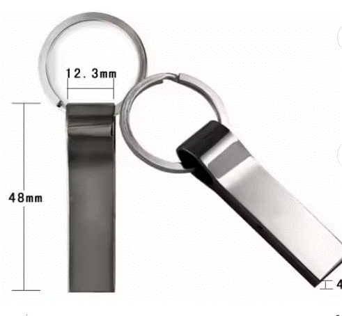 Waterproof Metal Key Ring U Disk New arrival USB Flash Drive 16GB 32GB 64GB 128GB Memory Stick USB Stick Pen Drive