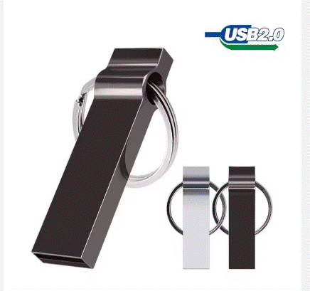 Waterproof Metal Key Ring U Disk New arrival USB Flash Drive 16GB 32GB 64GB 128GB Memory Stick USB Stick Pen Drive