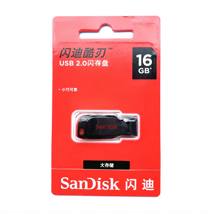 100% original SanDisk USB Flash Drive 16GB 32GB 128GB USB 2.0 Pen Drive 64GB USB Flash Stick pendrives