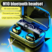 TWS M10 Wireless Bluetooth Headphones LED Display 3500mah Charging Box 9D Stereo In-Ear Sports Waterproof Bluetooth 5.1 Headset